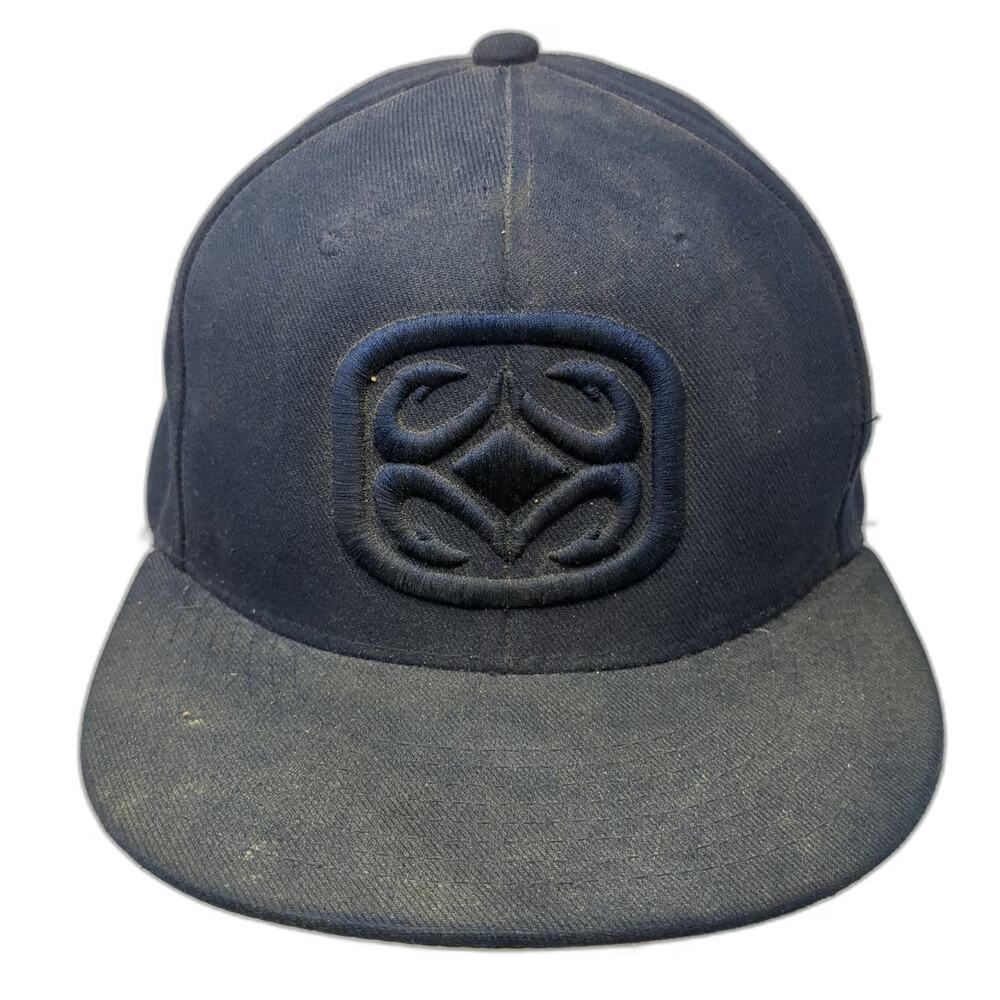 MauiBuilt Snapback Blue One Size Polyester Flat Brim Hawaii Flag Tonal Logo Hat